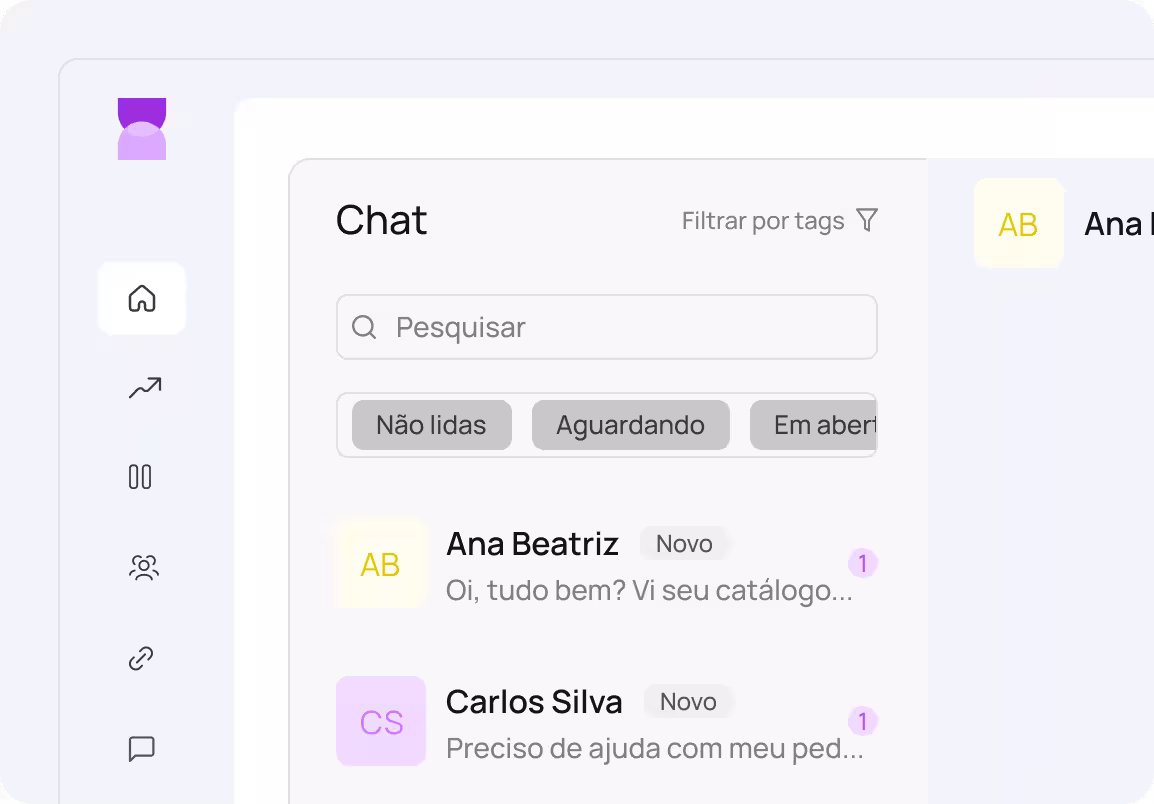 Atendimento de WhatsApp integrado à Claryflow